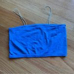 Free People NWOT Intimately  Provence Blue Skinny Strap Bandeau Top Medium Large Photo 1
