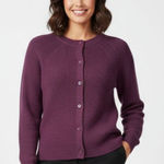 Kate Spade  Women's Saturday Purple Button  Ribbed Knit Sweater NEW XS Photo 0