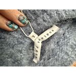 Endless Rose  Size L NWT BLUE CHUNKY WOOL KNIT DETAILED SWEATER $100 Photo 8