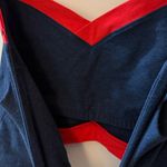 Beyond Yoga  Navy and Red Tank Top Photo 4