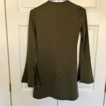 ZARA Trafaluc Green Belle Long Sleeve Flowy Dress Size S Photo 5