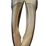 Bottega Veneta Prairie Gold Ballet Flats Size 39.5 Leather Yellow Lasercut Italy Photo 3