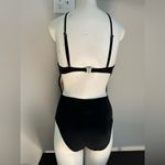Topshop NEW $70  One Piece Black Underwire Swimsuit US 4 S XS Photo 2