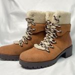 Skechers Brown Suede Lace Up Hiking Snow Boots 8.5 Photo 0