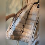 Everlane ReNew Military Parka Coat Cashew Beige Drawstring Hood small Photo 9