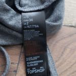 Topshop Gray Fishnet Spandex Sleeveless Bodycon Dress Size 2 Photo 12