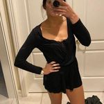 Black Deep V Romper Size M Photo 0