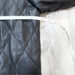 Anne Klein Black Quilted Leather Jacket S Photo 3