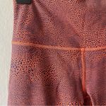 Lululemon  Crackle Glaze Vintage Orange Larkspur Wunder Train HR Tight 25” Size 6 Photo 1