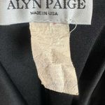 Alyn Paige off shoulder black cowl neck assymetrical hemline midi dress size 8 Photo 4