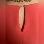 Adrianna Papell Coral One-Shoulder Draped Shift Dress Size 4 Photo 4