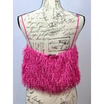 Sunday in Brooklyn  Fringe Cami Hot Pink size L Photo 7
