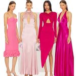 Revolve NBD Roja midi dress in hot pink size XS Photo 1