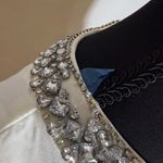 Mac Duggal IEENA for  Embellished Neck white Trumpet Gown size 4 Photo 5