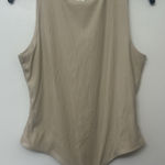 House of Harlow  1960 Beige Sleeveless Bodysuit Photo 0