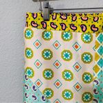 ZARA New High Rise Patchwork Print Cropped Straight Legs Pants Size M 3218/229 Photo 6