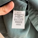 Loft  Dusty Teal Smocked Back Tank Top, Size Medium Photo 7