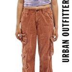BDG Urban Outfitters Corduroy Cargo Pants Rust Orange Wide Leg Women's Size S Photo 1