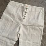 Cinq à Sept Meryl Cropped Flare Leg Jeans in White Size 12 New w/Tag Retail $295 Photo 8