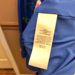 Eliza J  Floral Halter High Neck Sleeveless Tiered Dress Blue Pink‎ 8 Photo 8