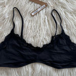 SKIMS Skim Fits Everybody Lace Scoop Bralette Onyx Size 2X Photo 0