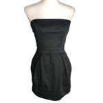 French Connection  Women’s Wizard Strapless Black Mini Dress Photo 2