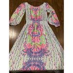 Lilly Pulitzer  BRIA MAXI DRESS SEA SHELLABRATION Size Medium Photo 8