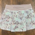Lululemon Pace Rival Mid-Rise Skirt Plisse Bloom Multi / Mauve Grey Photo 6