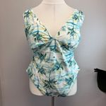 Old Navy  Blue Scenic V-Neck One Piece Swim Suit - New - Size 3X Photo 1