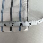 Madewell Slim Emmett wide Leg Crop Pants in Montpellier Stripe size 24 White Photo 14