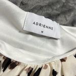 Adrienne  medium women’s sleeveless knee length creme dress animal print lined Photo 6