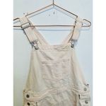 Levi's  Beige Light Pink Square Neck 100% Cotton Hendrix Denim Dress Size Medium Photo 3