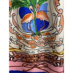 Collette Dinnigan 100% Silk Multicolor Print Sleeveless Dress Size 4 Designer Tan Photo 2