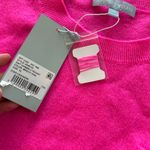 Antonio Melani NWT  Kimberly Crewneck Pocket Cashmere Sweater Pink XL Photo 6