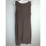 Ralph Lauren Lauren  Merino Wool Blend   Sweater‎ Midi Dress Brown Women's Large Photo 4
