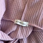 Michelle Mae thermal fleece long cardigan hoodie Purple Photo 9