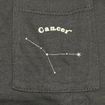 Women's Michelle By Comune Tee Shirt Cancer Gray Medium‎ Astrology Horoscope Top Photo 2