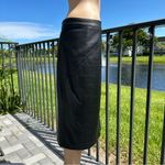 BCBGMAXAZRIA “Natilie” or “Natalie” faux leather black pencil skirt sz S Photo 6