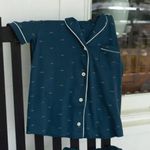 Faherty  x Roller Rabbit Button Down Polo PJ Top Mini Wave Limited Edition Medium Photo 1