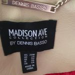 Dennis Basso Madison Ave. faux leather floral jacket Photo 6
