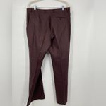 Calvin Klein brown linen high rise pants, straight leg, size 16 Photo 3