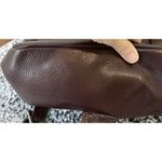 Libaire Pebbled Brown Leather Small Backpack Purse Bag 90's USA Classic Vintage‎ Photo 3