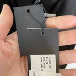 Halston Heritage NEW  Asymmetrical Cutout Cady Black Dress 12 T-back Sleeveless‎ Photo 5