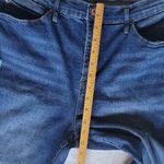 Nicole Miller  Soho Distressed High Rise Skinny Croop Jeans Size 16 Photo 4