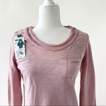 Monoreno Mur Mur  Boutique Pink Long Sleeve Tee Photo 3