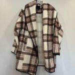 Mercer & Madison Plaid Cowl Coat XL Photo 0