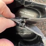 Kenneth Cole Kenneth Cole DARA Gray Leather Ankle Boot Suede Bootie Heeled Size 8 Photo 2