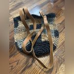 🦋 NWOT Women’s Crochet Knit Shoulder Tote Bag Black Photo 6