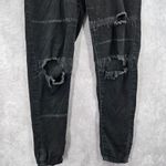 Blue Savvy 028.  Black Skinny Pants Denim Distressed Jeans 5/27 Photo 3