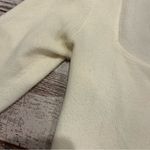 Wilfred  by Aritzia Cream Sweetheart Neckline Longsleeve Top Ribbed Size Medium Photo 4